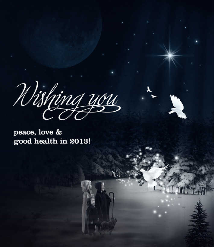 Wishing you peace, love and good health!